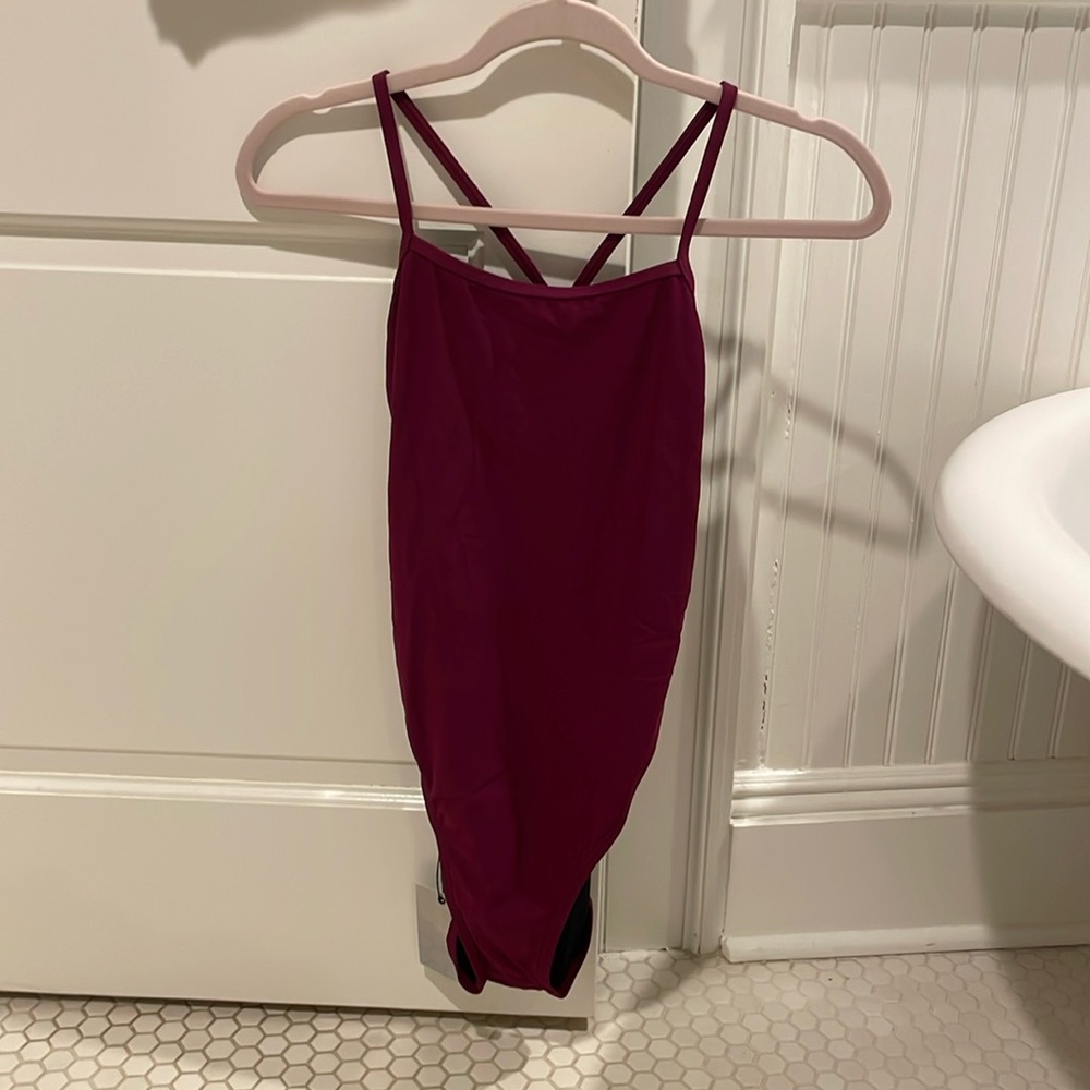 BRAND NEW Jolyn Raya Onesie - 34, Cabernet